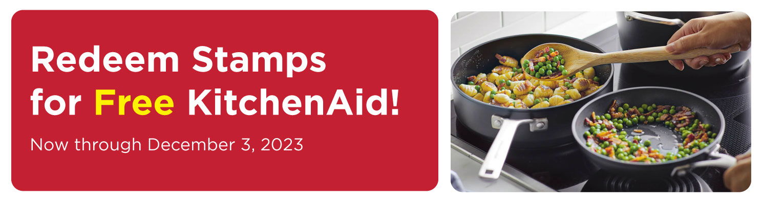 redeem stamps for free kitchenaid