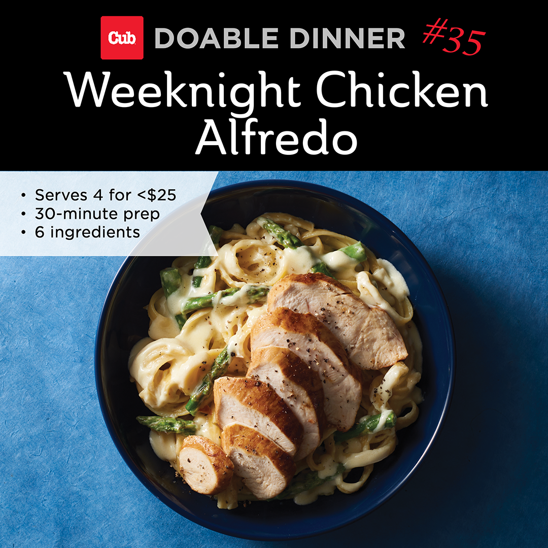 Weeknight Chicken Alfredo is Doable Dinner #35