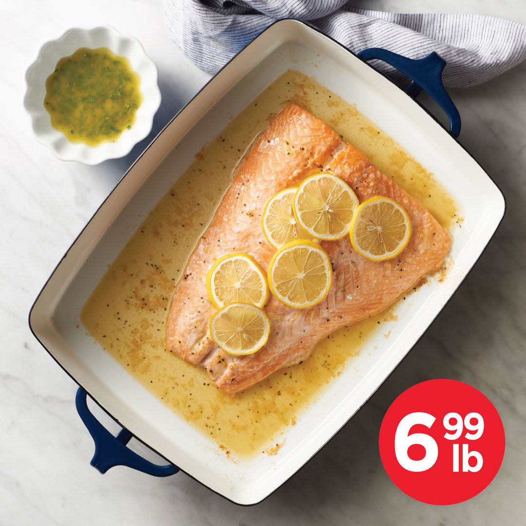 slow-roasted lemon butter salmon recipe