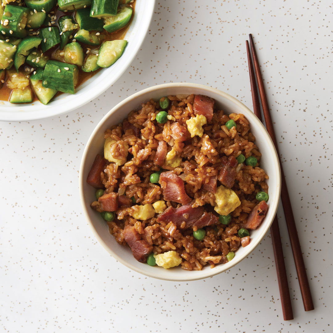 chinese-style-bbq-fried-rice recipe