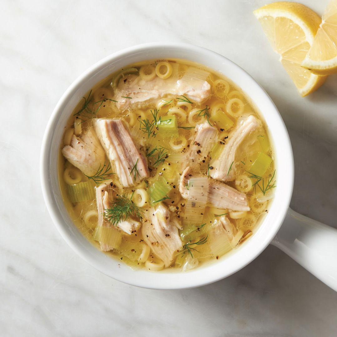 chicken dill soup with lemon