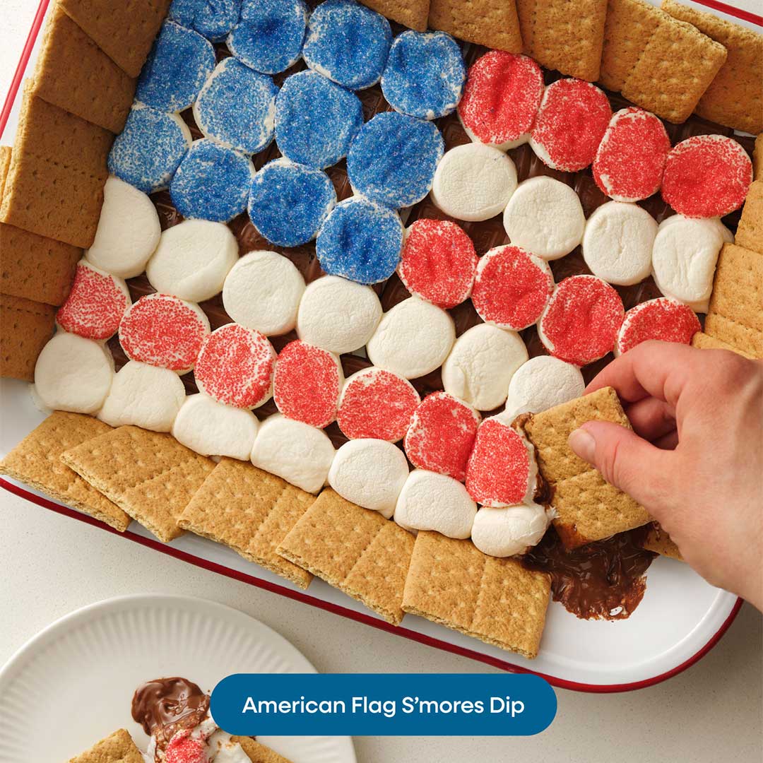 smores flag dessert