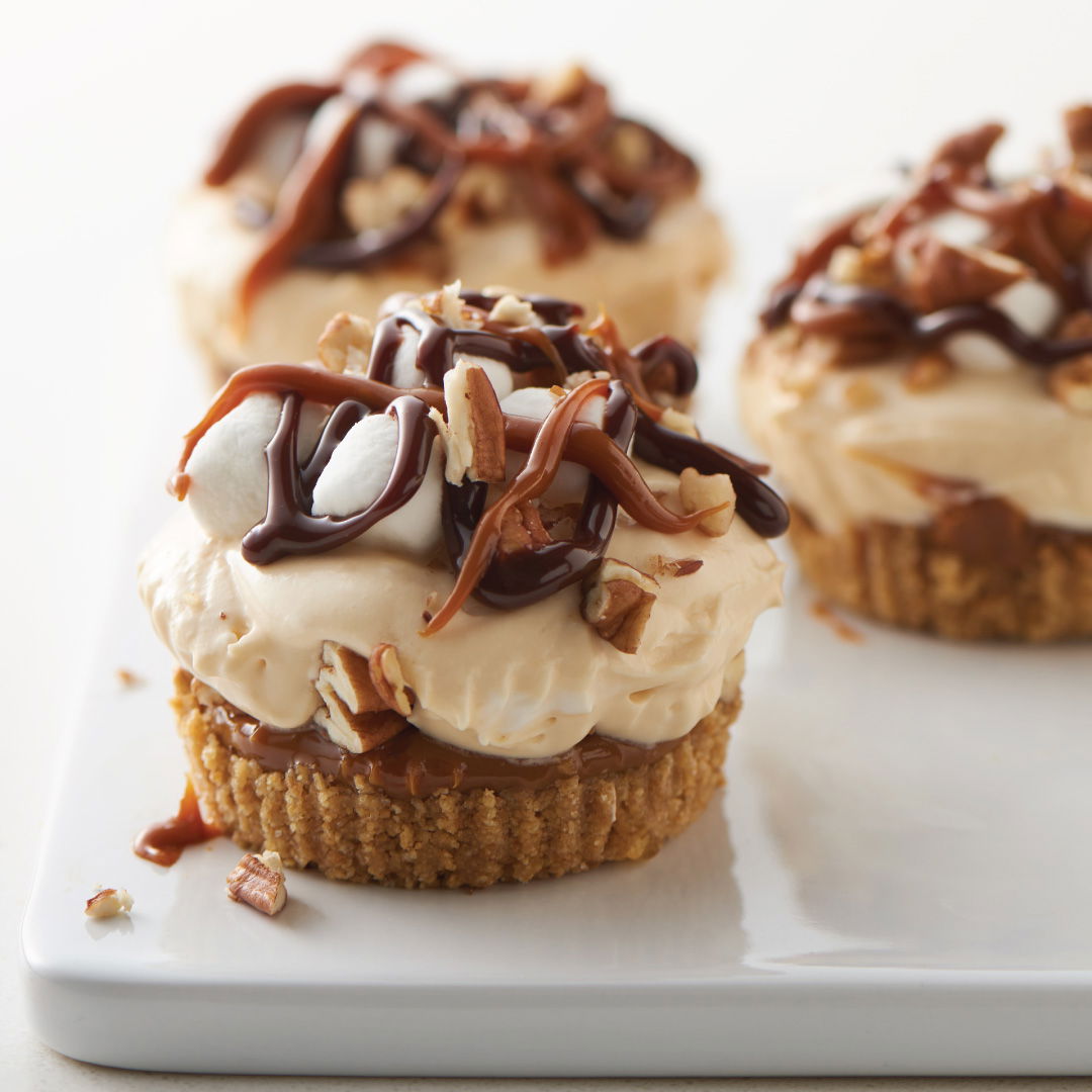 Turtle S’more Cheesecake Minis