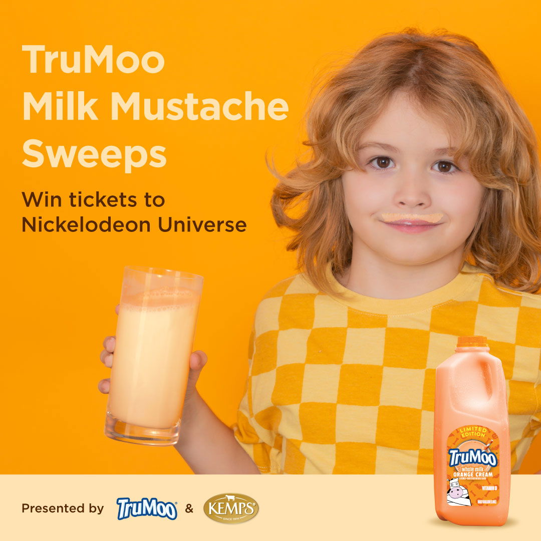 TruMoo Orange Milk Mustache Sweepstakes