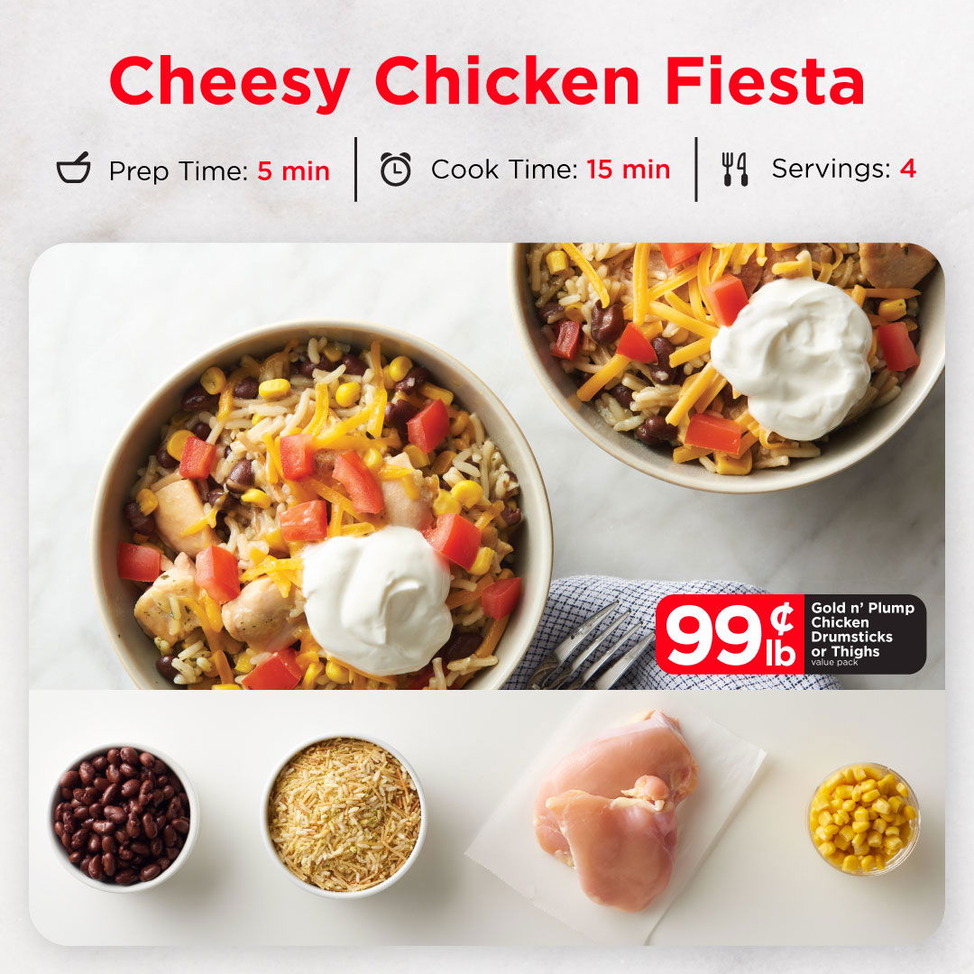 cheesy chicken fiesta reipce