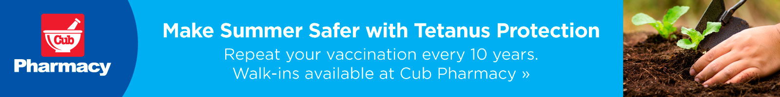 make summer safer with tetnus protection