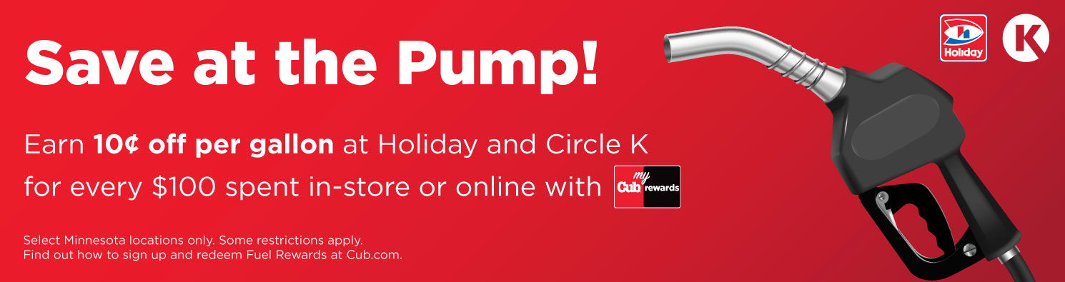 Save at the pump with Cub's Fuel Rewards