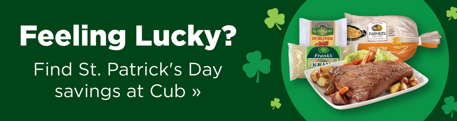 find st patricks day savings at cub