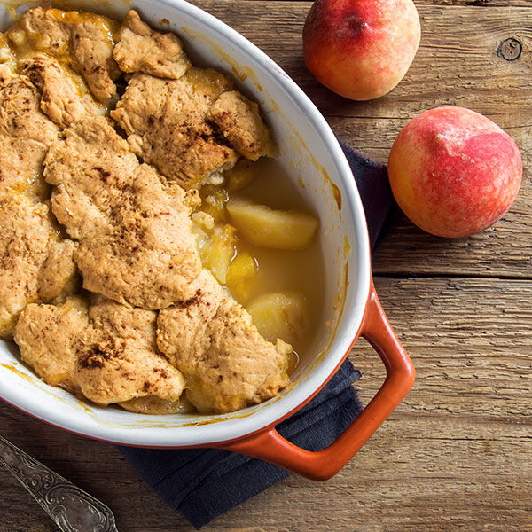 peach cobbler