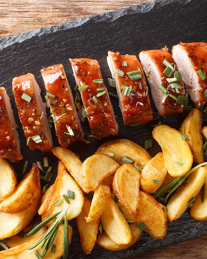 Apricot Rosemary Pork Tenderloin