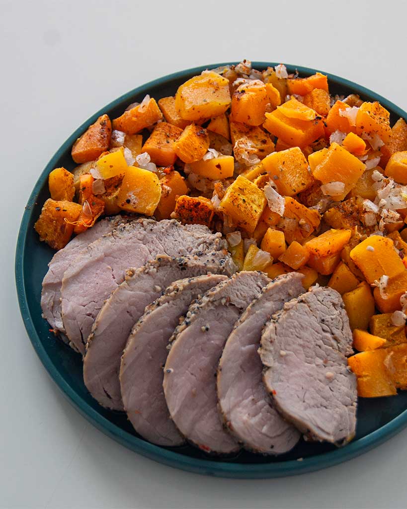 Sheet Pan Pork Tenderloin with Sweet Potatoes