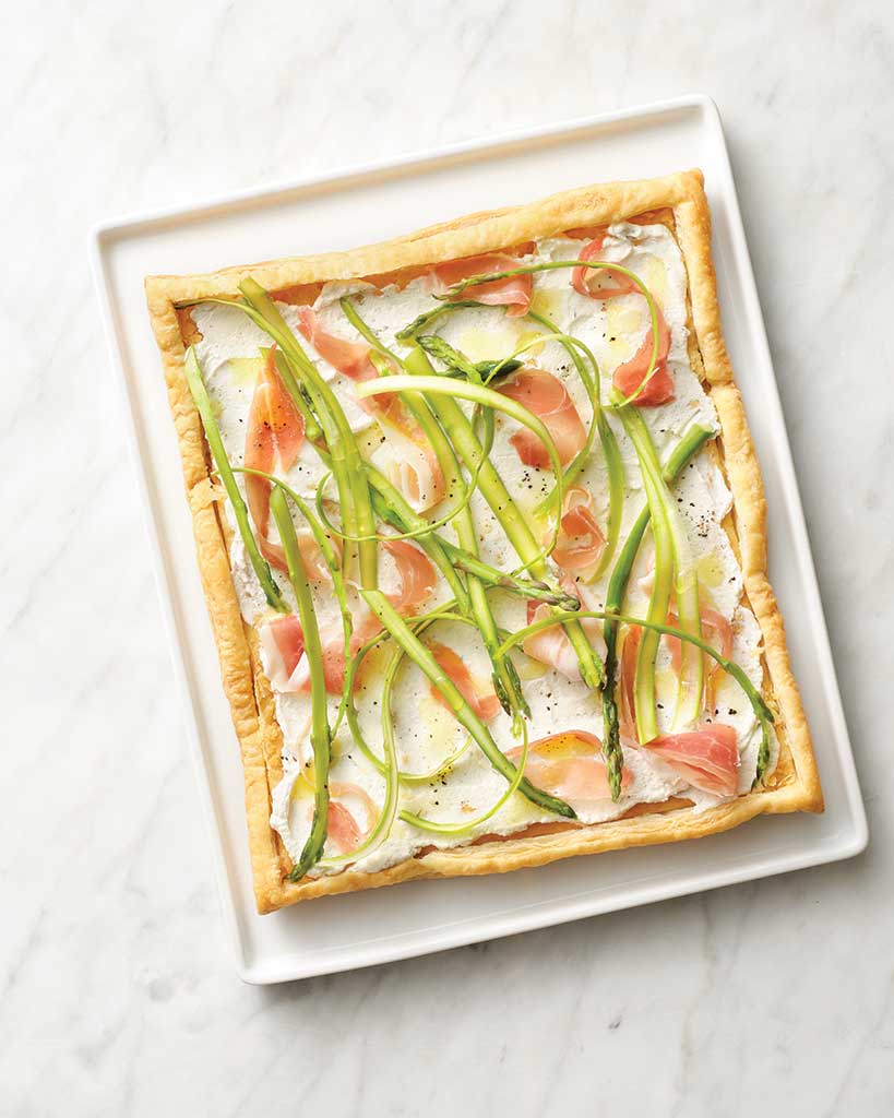 Spring Tart with Asparagus and Prosciutto
