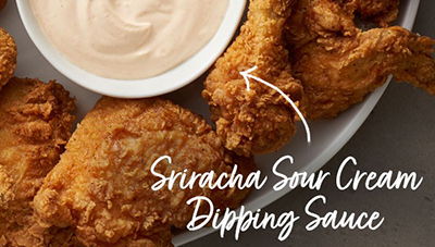 sriracha sour cream dipping sauce