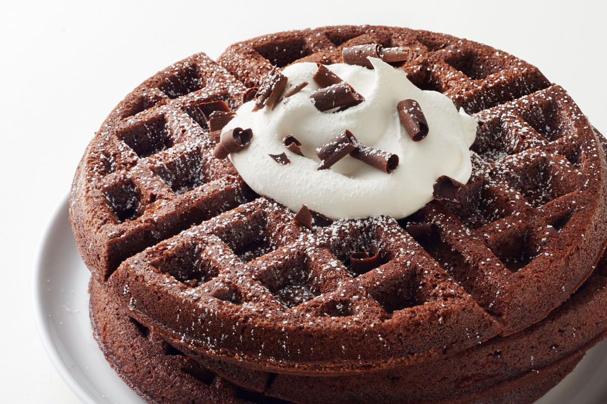 brownie mix waffles