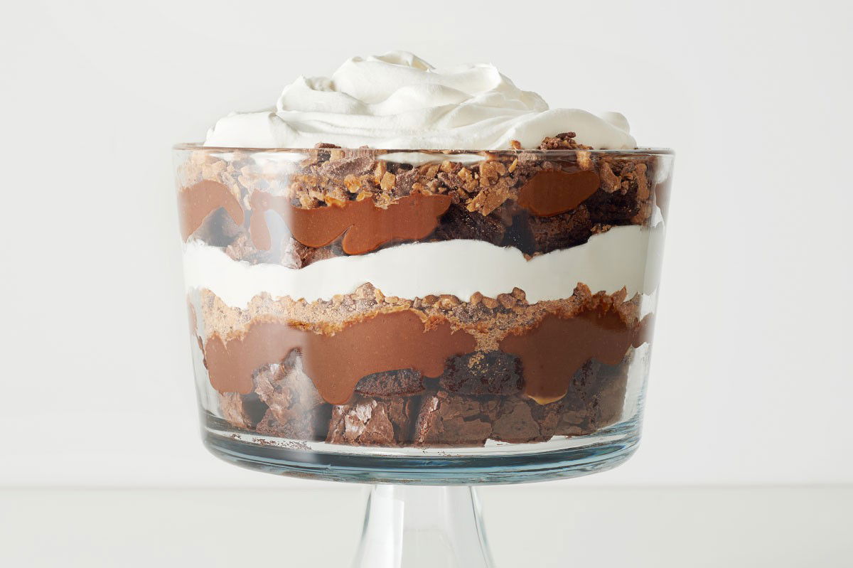 fudgy brownie trifle