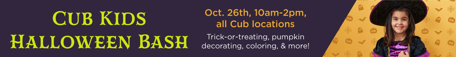 cub kids halloween party