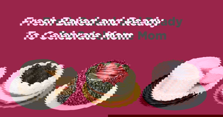fresh baked and ready to celebrate mom