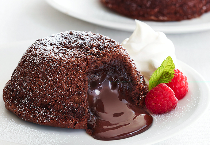 easy chocolate molten cake