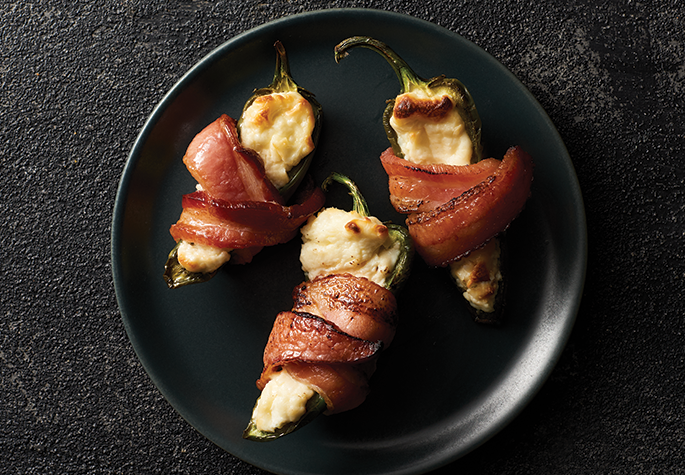 Pecanwood Bacon Wrapped Jalapeno Poppers