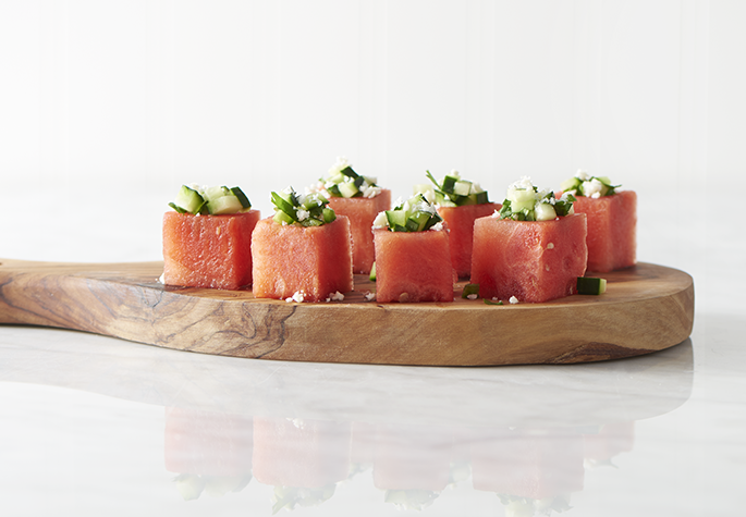 Watermelon Jalapeno Cups