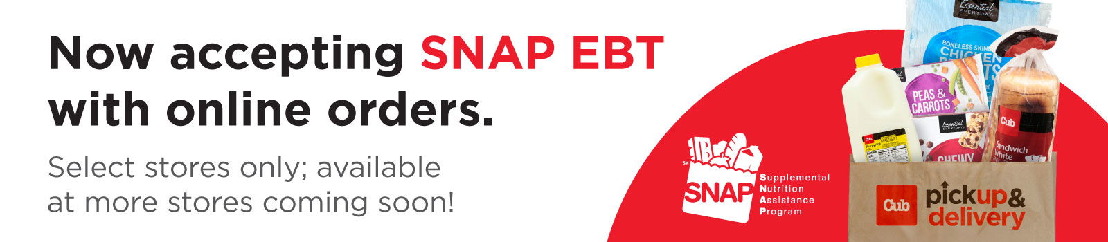 now accepting snap ebt with online orders