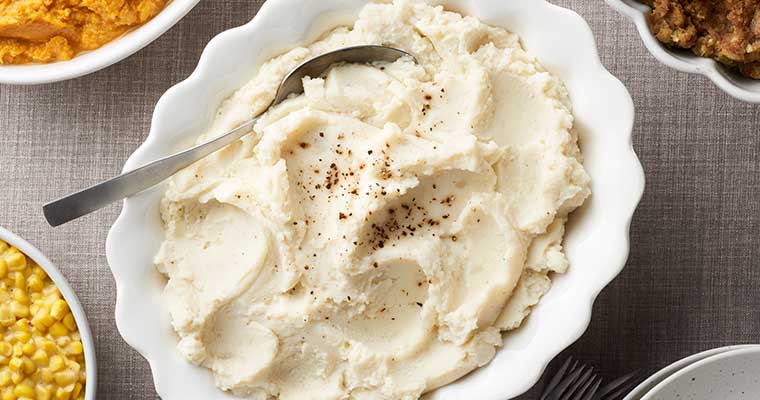 mashed potatoes with butter