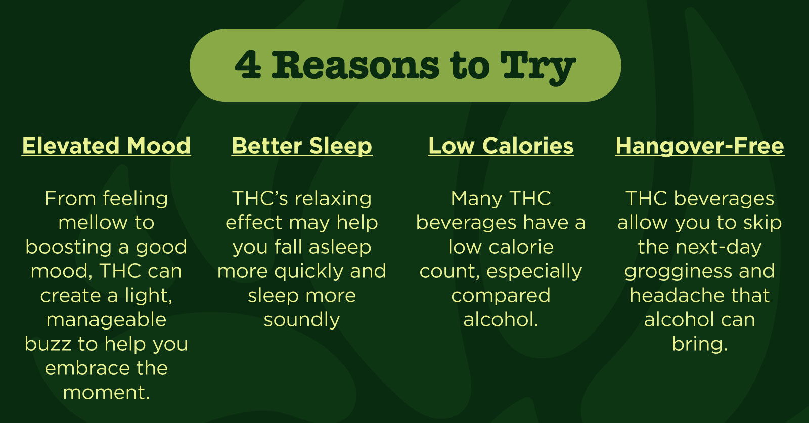 4 reasons to try