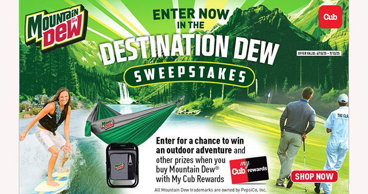 destination dew sweepstakes
