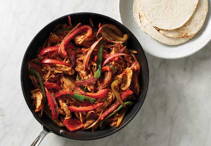 BBQ Chicken Fajitas