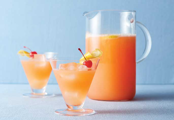 holiday spritzer punch