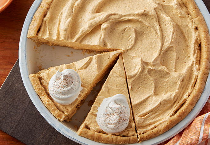 No Bake Pumpkin Pie 