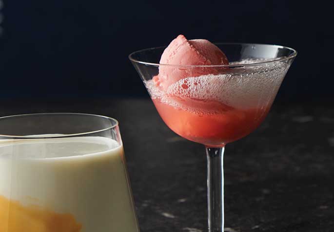 Prosecco Sherbet Float