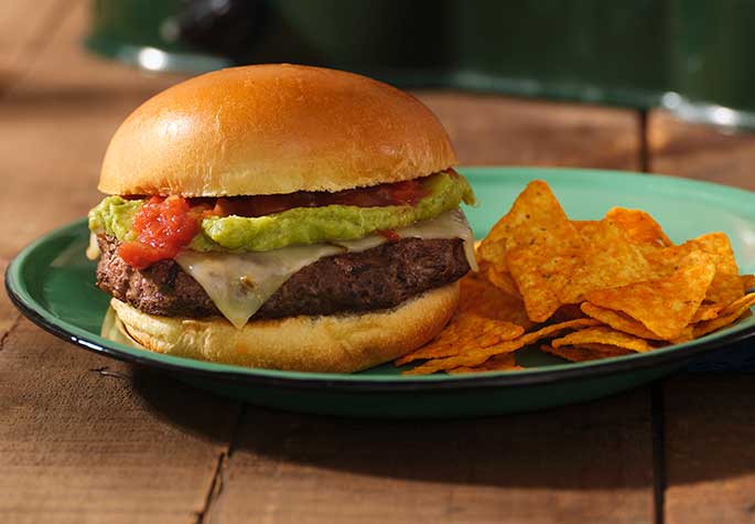 Tex-Mex Cheeseburgers