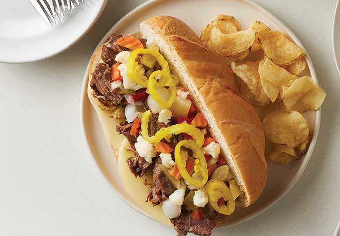 Chicago-Style Italian Beef Sandwiches