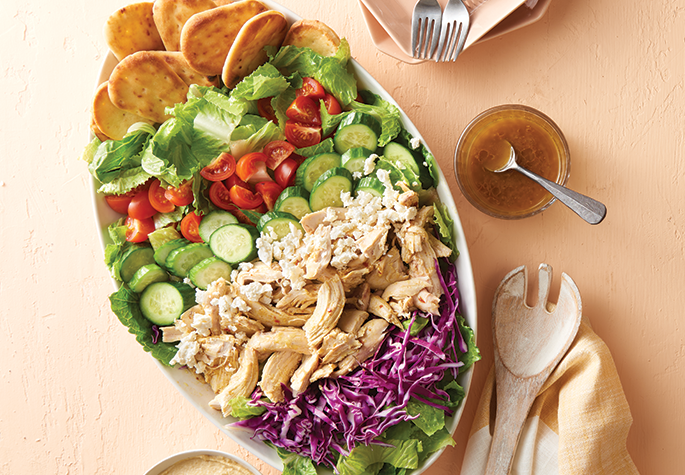 Chicken Shawarma Cobb Salad