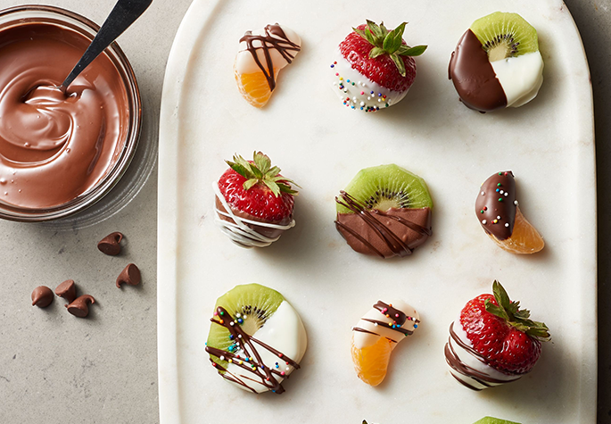 chocolate dipped fruit