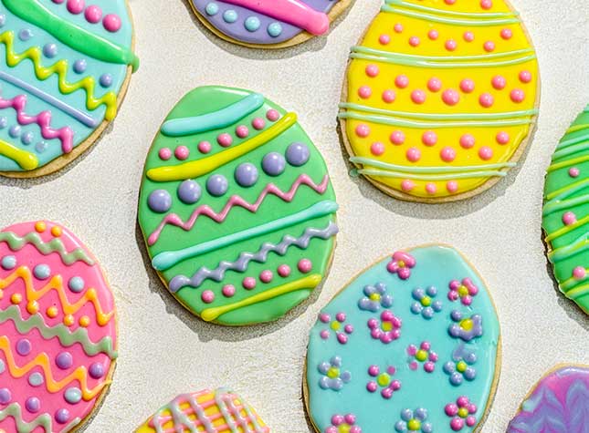 Easter Egg Sugar Cookies