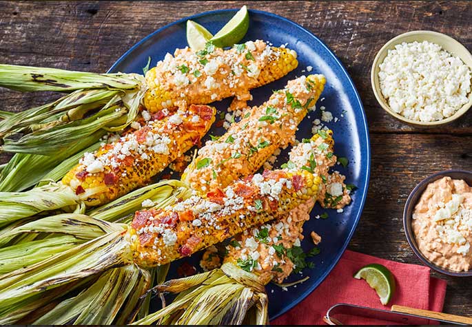Grilled Sweet Corn Two Ways