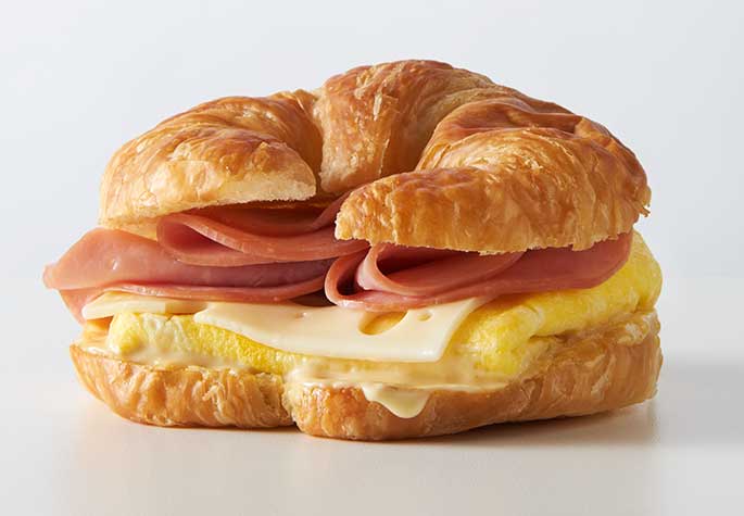 Ham, Egg and Swiss Croissant