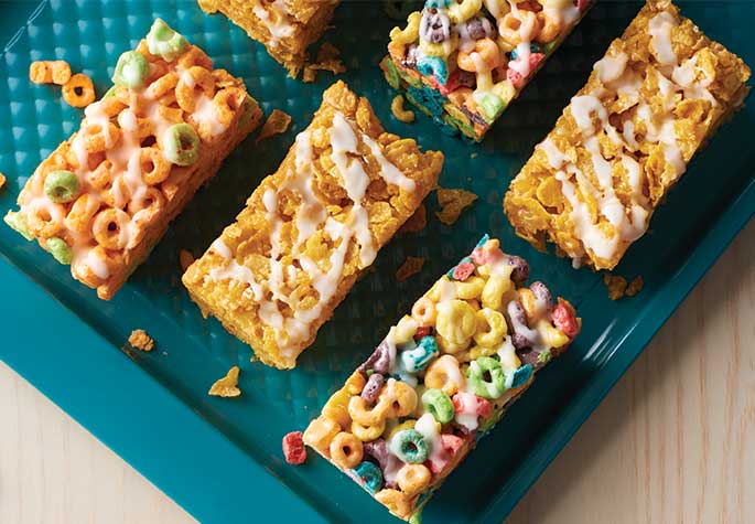 Milk and Cereal Bars