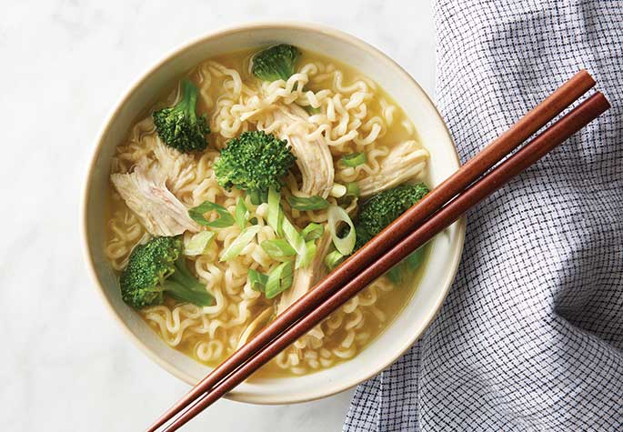 Miso Butter Chicken & Broccoli Ramen