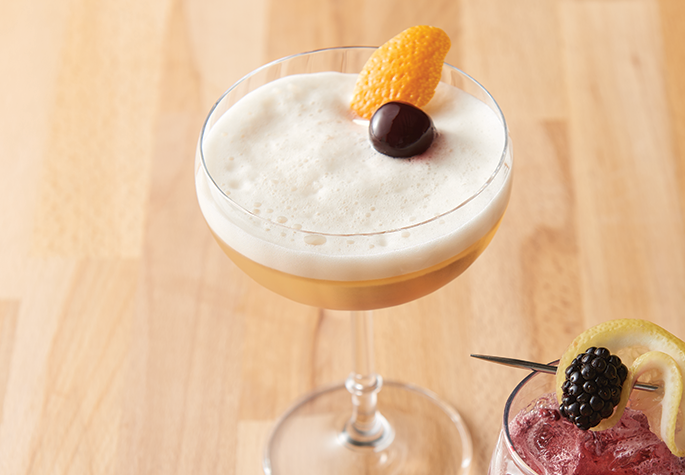 non-alcoholic whiskey sour