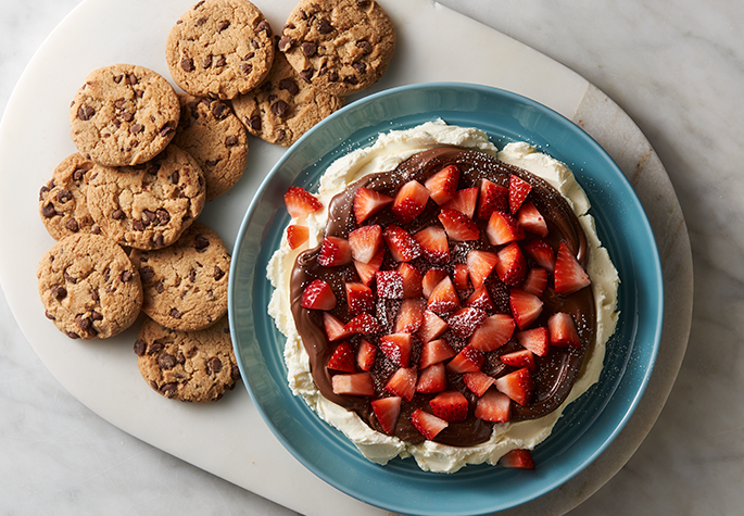 Nutella & Strawberry Cream Cheese Spread