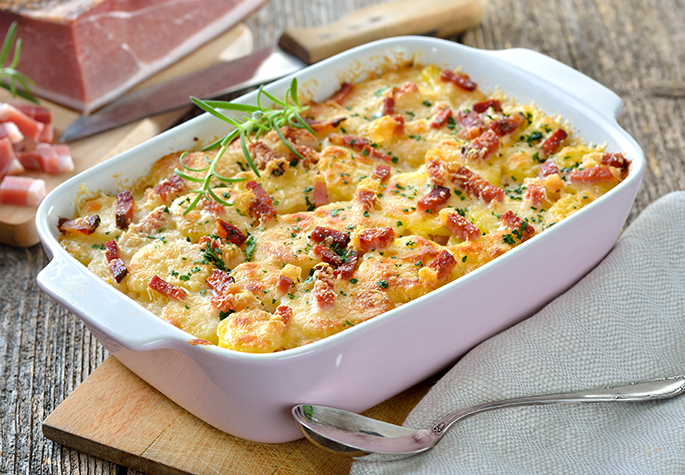 Scalloped Potatoes and Ham