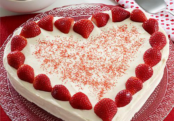 Strawberries and Cream Cake