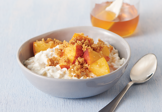 3-Minute Peach Cobbler