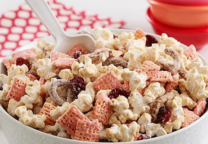 Valentine Popcorn Mix